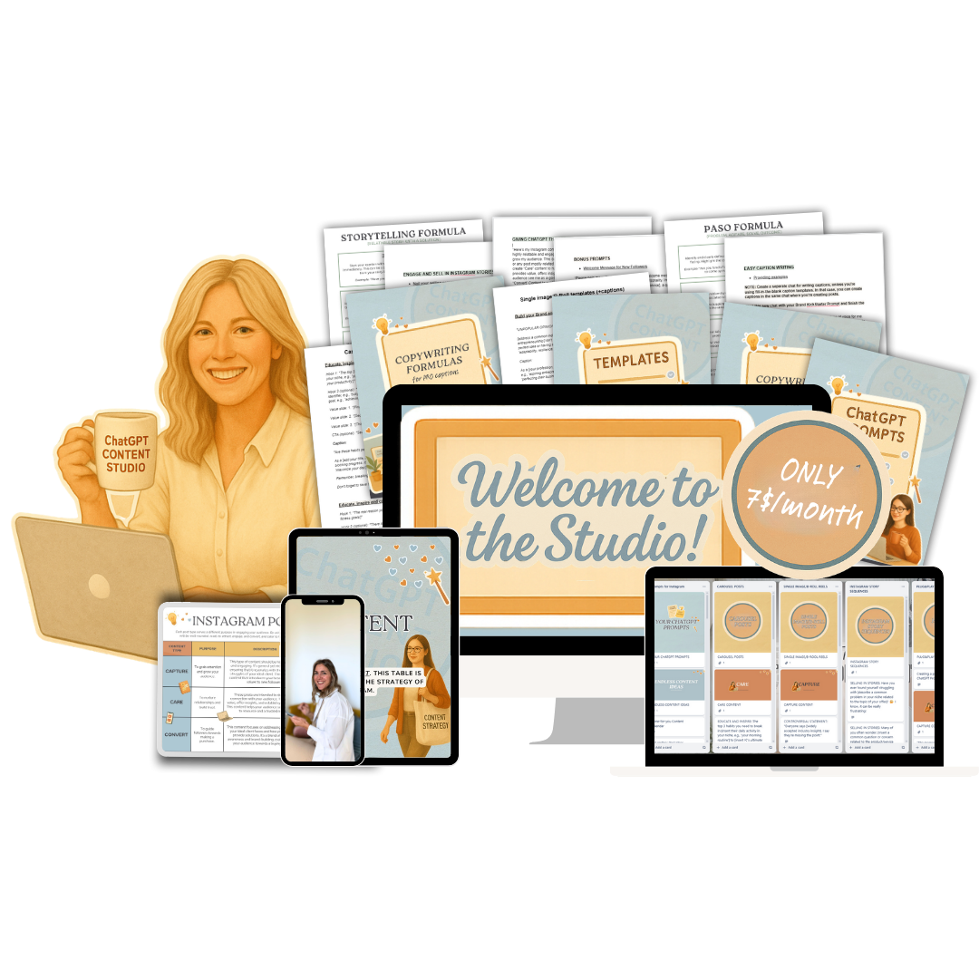 ChatGPT Content Studio Mockup