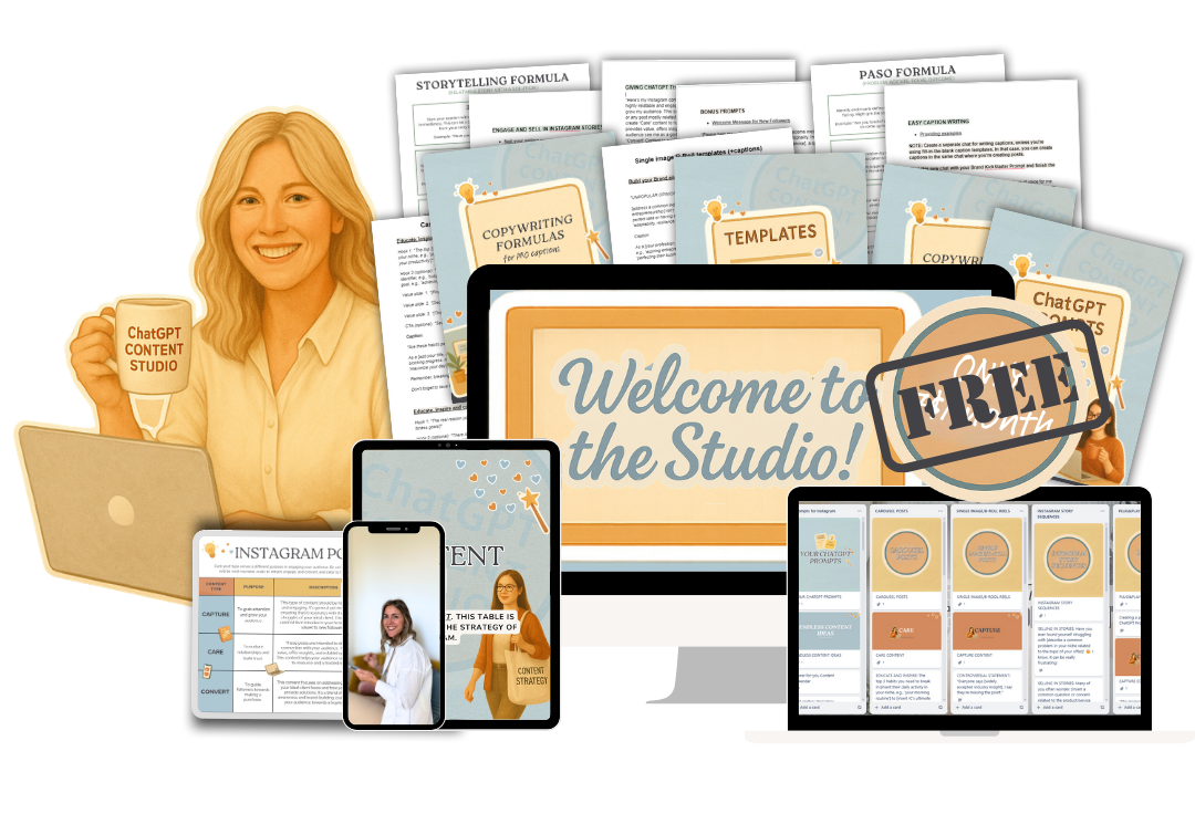 ChatGPT Content Studio Mockup
